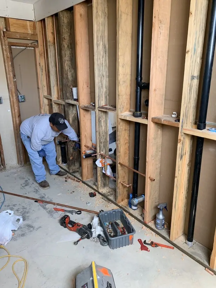 Commercial rough-in plumbing for Water Heater Replacement in Lyon